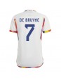 Moški Nogometna dresi replika Belgija Kevin De Bruyne #7 Gostujoči SP 2022 Kratek rokav